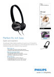 Philips Headband headphones SHL9300