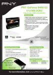 PNY GM8400SN2E49H-SB NVIDIA GeForce 8400 GS 0.5GB graphics card