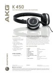 AKG K450 headphone