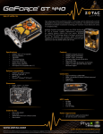 Zotac ZT-40702-10L NVIDIA GeForce GT 440 1GB graphics card