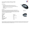 V7 Full Size Optical Mouse PS/2