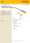 DeLOCK WLAN SMA Antenna Cable