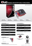 CLUB3D CGAX-56724ZI AMD 1GB graphics card