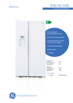 GE PHE25YGXFWW side-by-side refrigerator