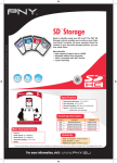 PNY SD16GBHCSTORAGE-EF flash memory