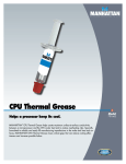 Manhattan 701662 heat sink compound