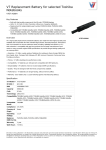 V7 Replacement Battery for selected Toshiba Notebooks