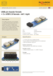 DeLOCK 9-pin 2.54 mm/2 x USB 2.0