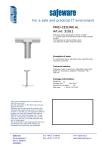 Safeware 31011 flat panel wall mount