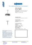 Safeware 33012 flat panel wall mount