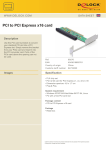 DeLOCK PCI/PCI Express x16