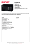 Sharp R-667BK-A microwave