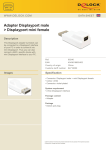 DeLOCK Displayport/mini Displayport