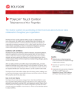 Polycom Touch Control