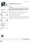 Kensington HP PC766A Legacy Dock Lock