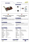 EXSYS EX-5061 AMD graphics card