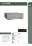 Artsound AMP1250 AV receiver
