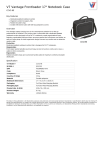 V7 Vantage Frontloader 17" Notebook Case