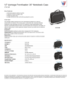 V7 Vantage Frontloader 16" Notebook Case