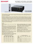 Sharp XG-C465X-L data projector