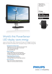 Philips Brilliance LED monitor with PowerSensor 235PL2EB
