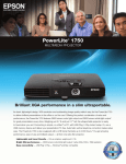 Epson PowerLite 1750