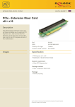 DeLOCK Riser PCIe x8 - PCIe x16