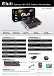 CLUB3D CGAX-68724F AMD 1GB graphics card