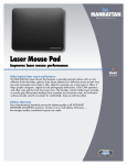 Manhattan Laser Mouse Pad