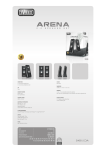 Sweex 2.0 Speaker Set Arena Black/Silver