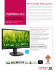 Viewsonic LED LCD VG2436wm-LED
