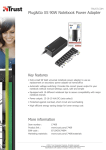 Trust Plug+Go XS 90W Notebook Power Adapter