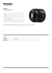 Panasonic H-ES045 camera lense