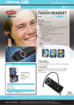Cellular Line BTTOUCHDP mobile headset