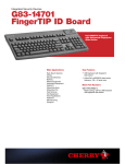 Cherry G83-14703 Biometric Keyboard