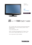 Thomson 26E92NH22 26" HD-Ready Black LCD TV