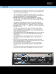 Sony DSX-S100 car media receiver