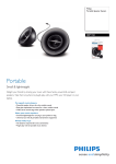 Philips SBP1150 Portable Speaker System