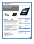 Kensington PowerBack™ Battery Case with Kickstand and Dock