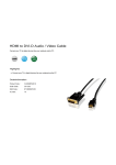 Conceptronic HDMI to DVI-D Audio / Video Cable