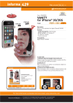 Cellular Line Screen protector iPhone 3G Mirror