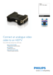 Philips DVI to VGA adapter SWX2511