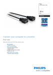 Philips SVGA monitor cable SWX2116