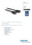 Philips DVI monitor cable SWX2131