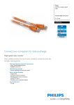 Philips CAT 5e crossover patch cable SWN2165