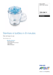 Philips AVENT Express Electric Steam Steriliser SCF274/26