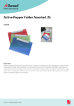 Rexel Active Popper Folder Assorted