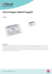 Rexel ctive Popper Folder Extra Capacity Landscape Clear