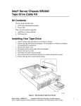 Intel SR2300 Tape Drive Cable Kit