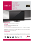 LG 50PG60 50" Full HD Black LCD TV